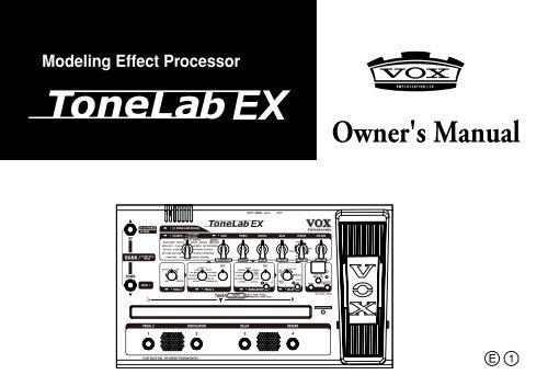Vox tonelab manual pdf