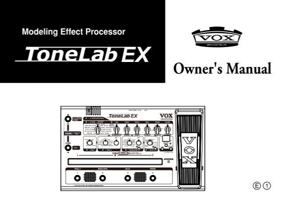 Vox tonelab st manual pdf